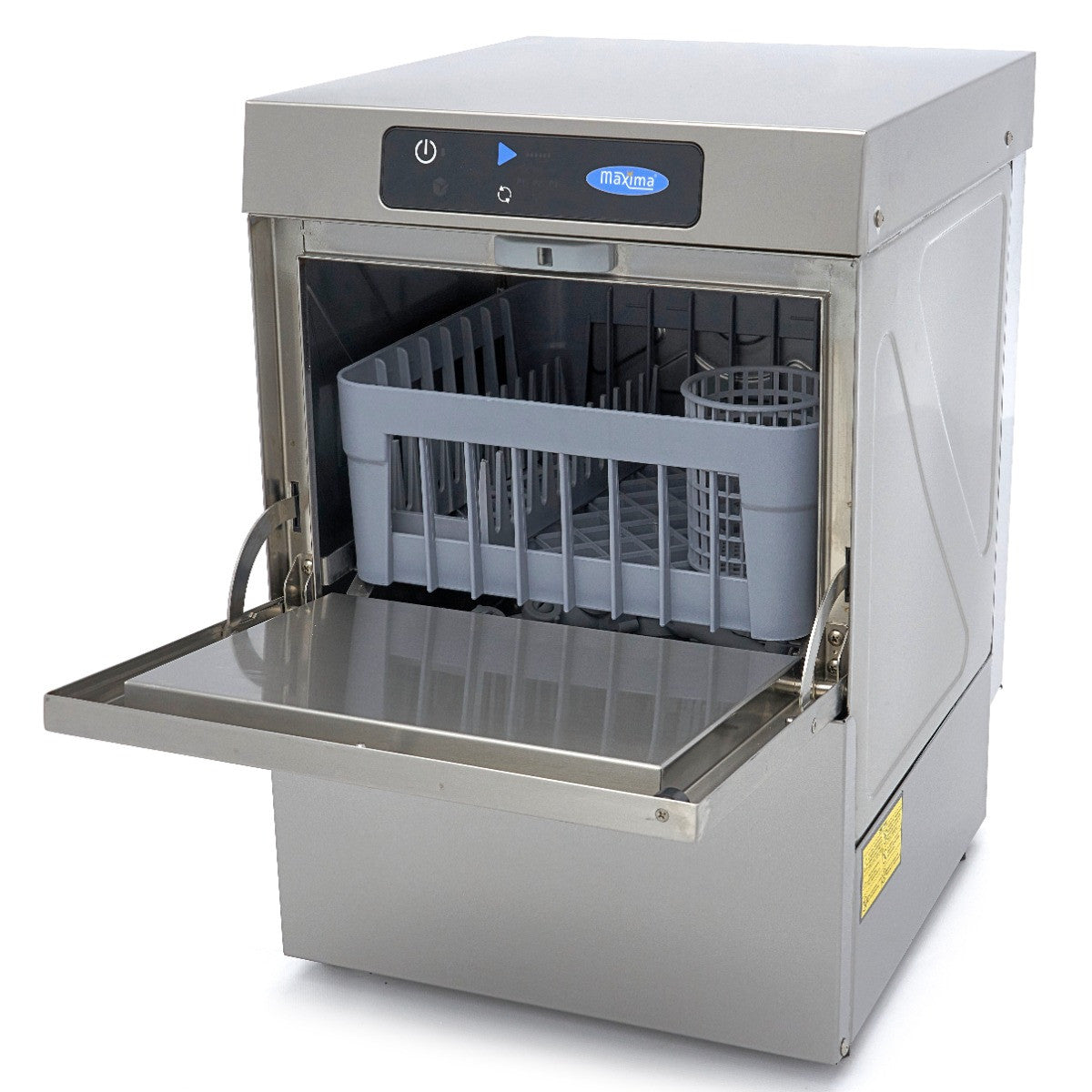 Lave-verres professionnel 35x35cm - Pompe de rinçage - Affichage numérique - Idéal bars et restaurants 2.5 L 3300 W Maxima - vue 7 - Lave-verre pro CHR - Cuistéo