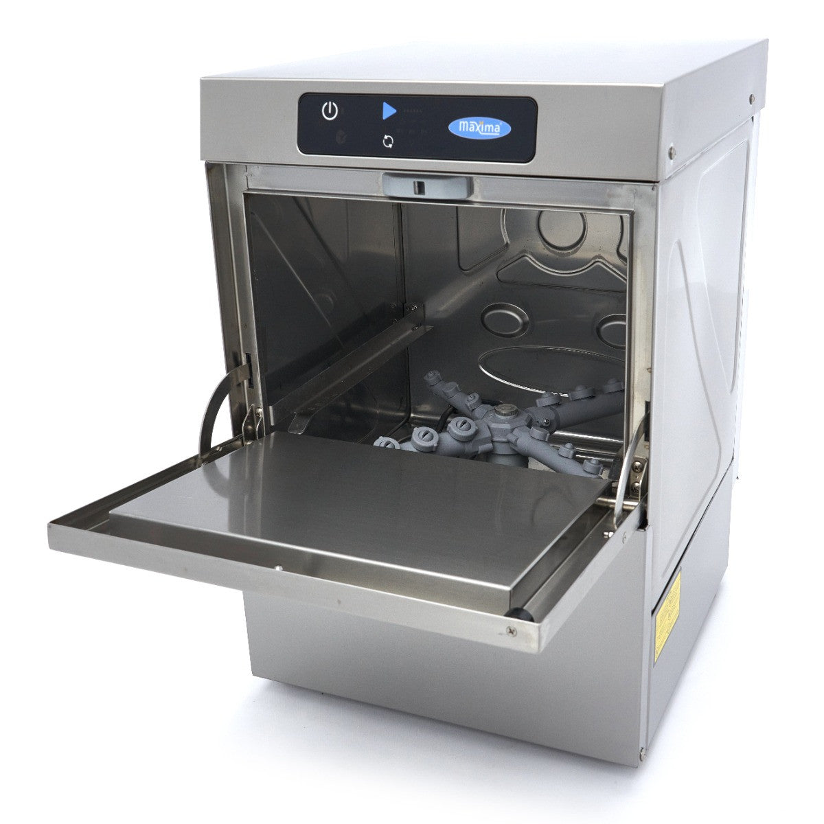 Lave-verres professionnel 35x35cm - Pompe de rinçage - Affichage numérique - Idéal bars et restaurants 2.5 L 3300 W Maxima - vue 9 - Lave-verre pro CHR - Cuistéo