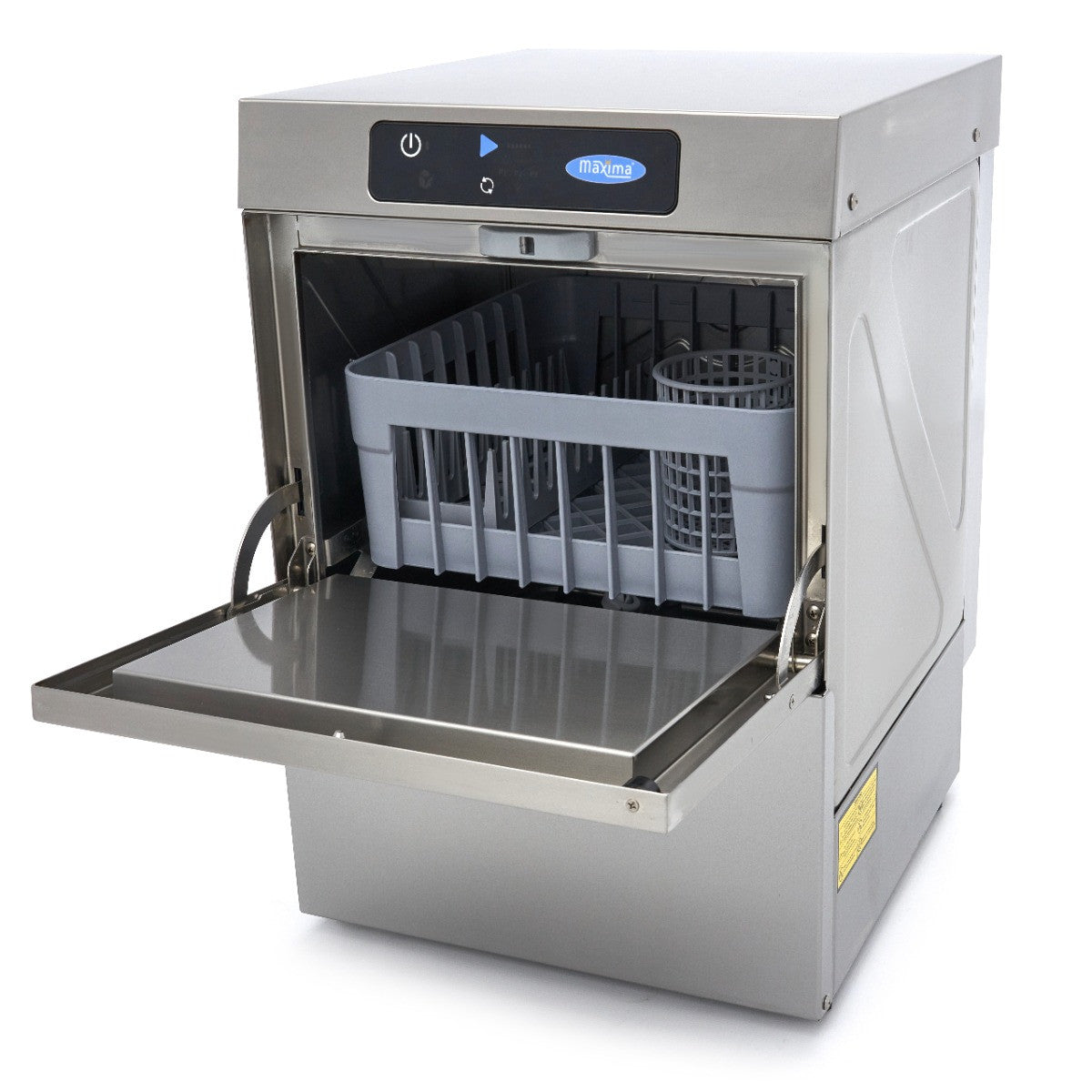 Lave-verres - 35 x 35 cm - avec drain, doseur de rinçage et distributeur de savon - Écran digital - 230V 2.5 L 3300 W Maxima - vue 7 - Lave-verre pro CHR - Cuistéo