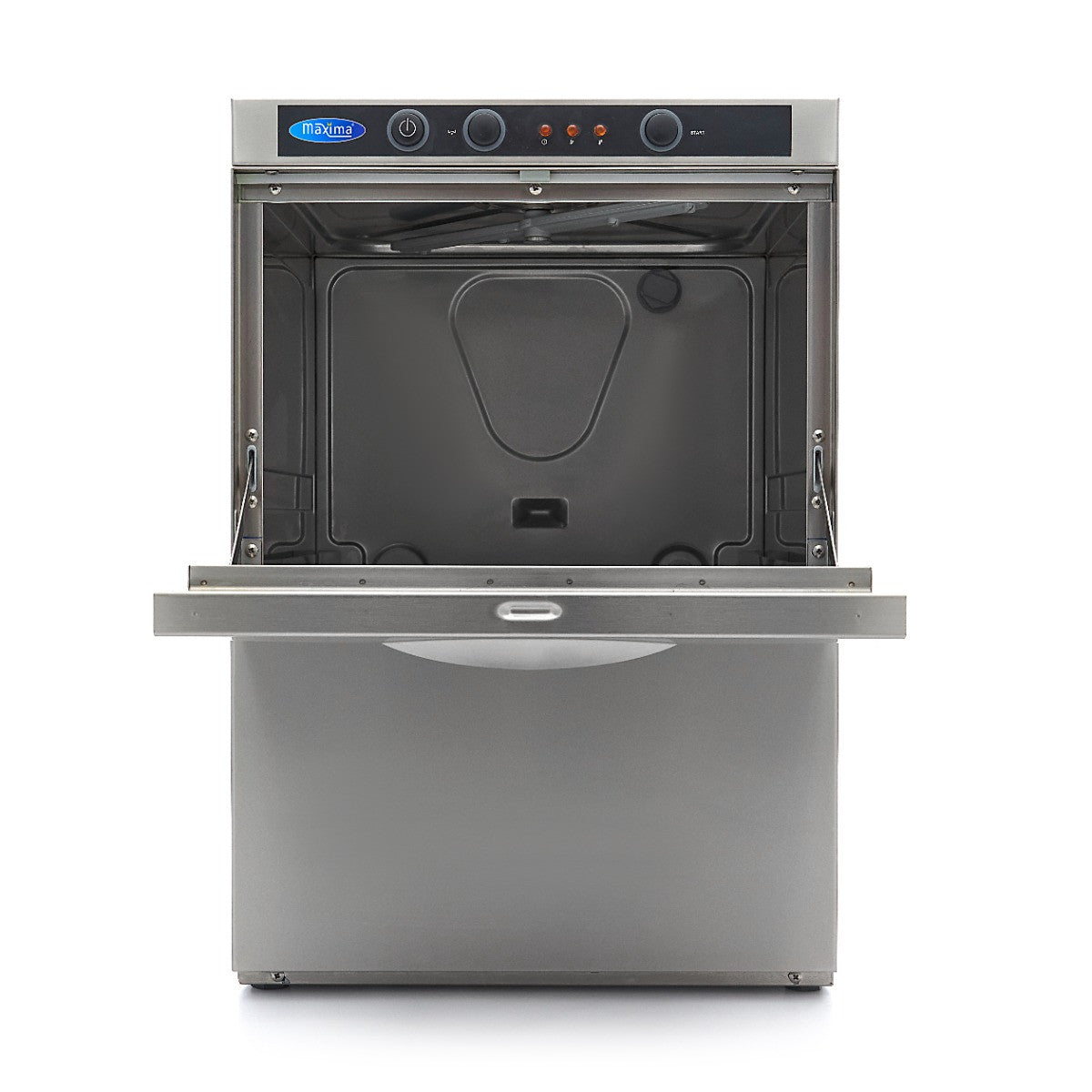 Lave-verres - 35 x 35 cm - avec drain, doseur de rinçage et distributeur de savon 2.5 L 2800 W Maxima - vue 4 - Lave-verre pro CHR - Cuistéo