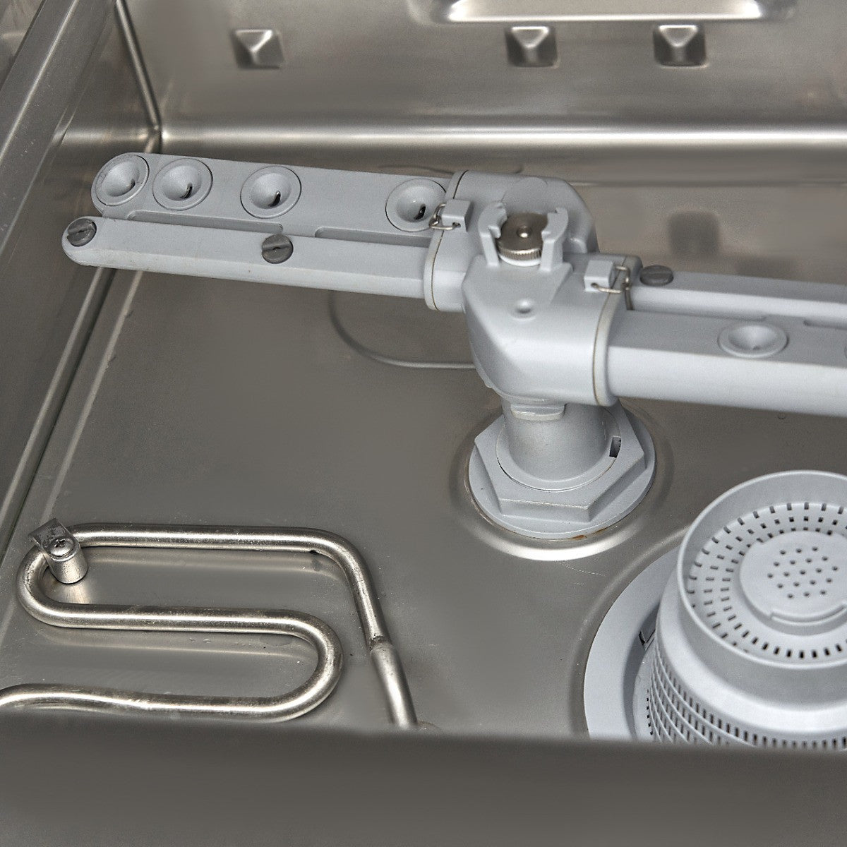 Lave-verres - 35 x 35 cm - avec drain, doseur de rinçage et distributeur de savon 2.5 L 2800 W Maxima - vue 9 - Lave-verre pro CHR - Cuistéo