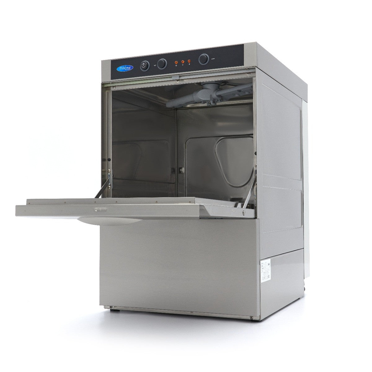 Lave-vaisselle sous-plan - 40 x 40cm - avec pompe de produit de rinçage - 230V inox 2.5 L 2850 W Maxima - vue 2 - Lave-verre pro CHR - Cuistéo