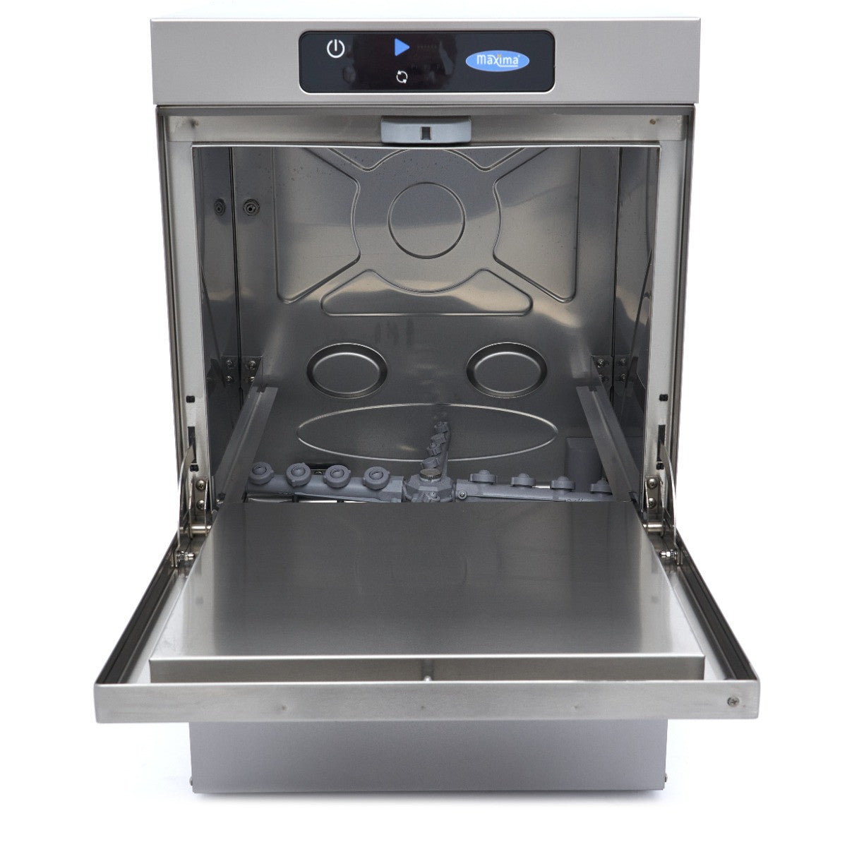 Lave-vaisselle encastrable - 40 x 40 cm - avec vidange, distributeur de liquide de rinçage et pompe à savon - Afficha 2.5 L 3300 W Maxima - vue 4 - Lave-verre pro CHR - Cuistéo