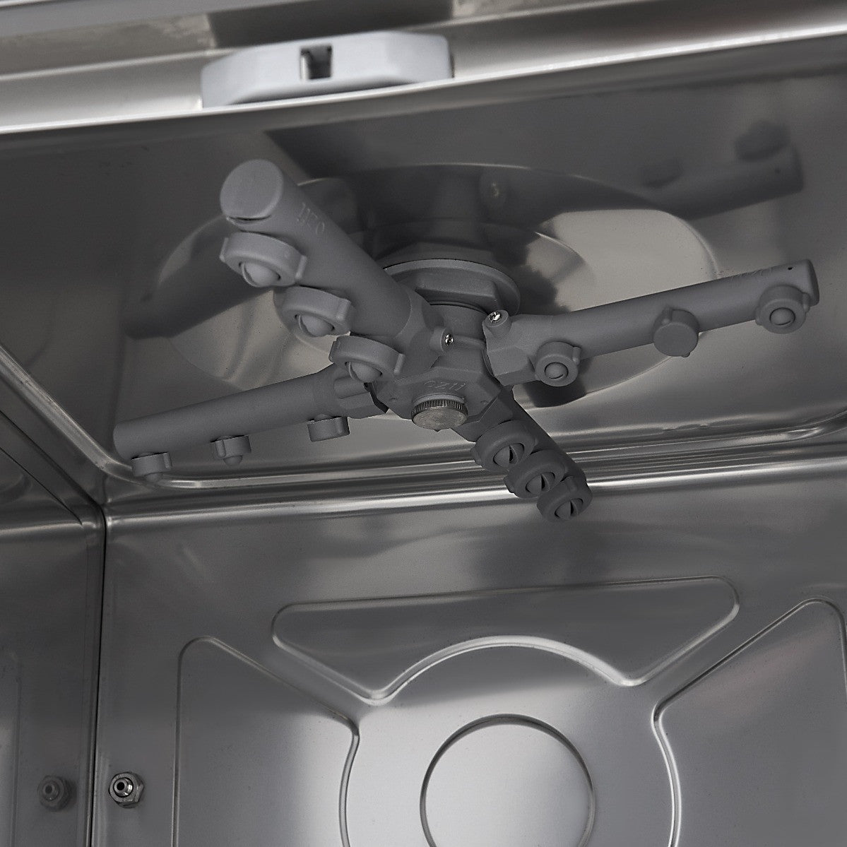 Lave-vaisselle encastrable - 40 x 40 cm - avec vidange, distributeur de liquide de rinçage et pompe à savon - Afficha 2.5 L 3300 W Maxima - vue 9 - Lave-verre pro CHR - Cuistéo