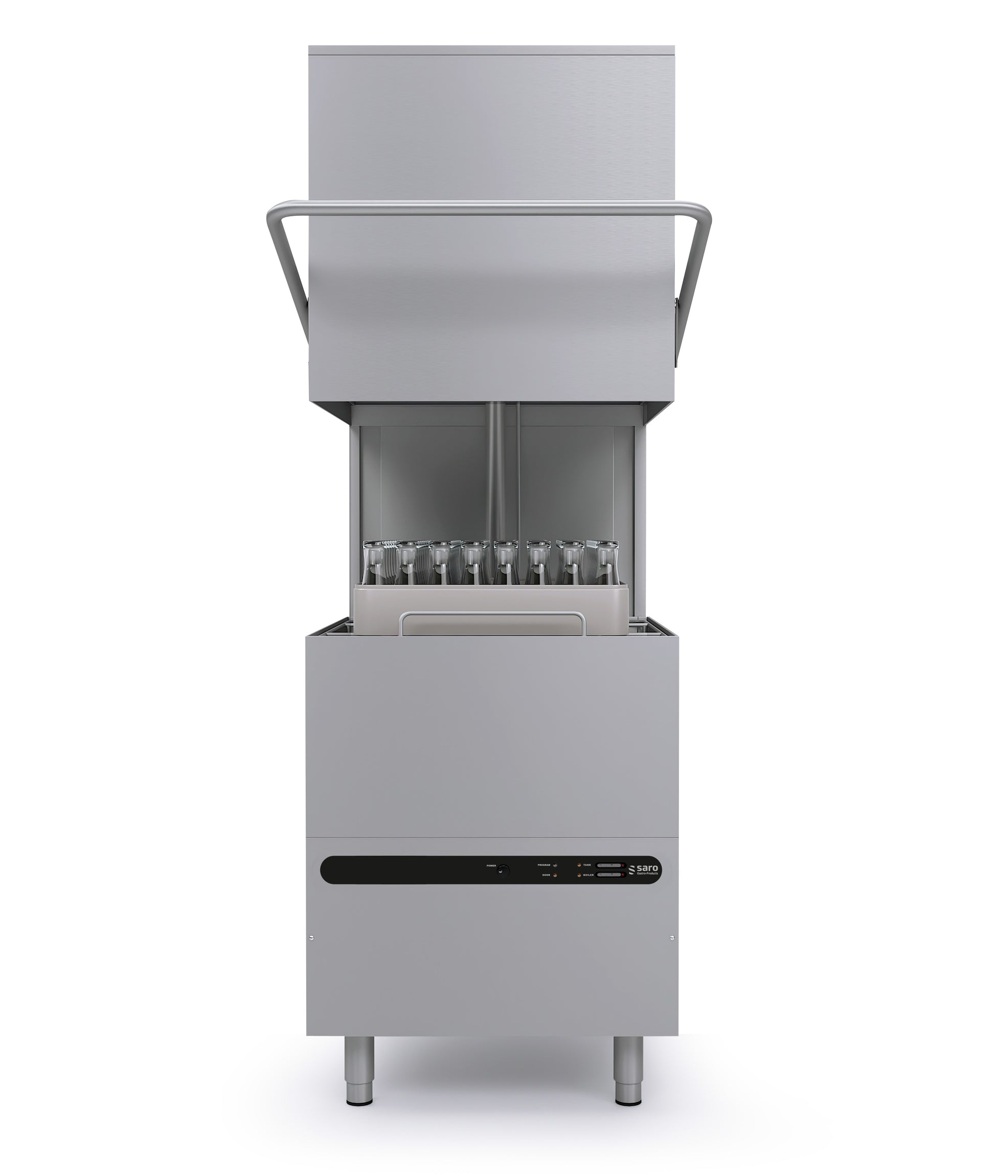 Lave-vaisselle Capot - Simple Paroi - 500x500mm - 400V - Digital 58 L Saro - Lave-vaisselle à capot professionnel CHR - matériel cuisine pro - Cuistéo