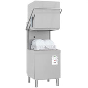 Lave-vaisselle à capot 500x500mm - Mécanique, Doseurs rinçage/lavage, 90-120s - T110M-DD - Mec