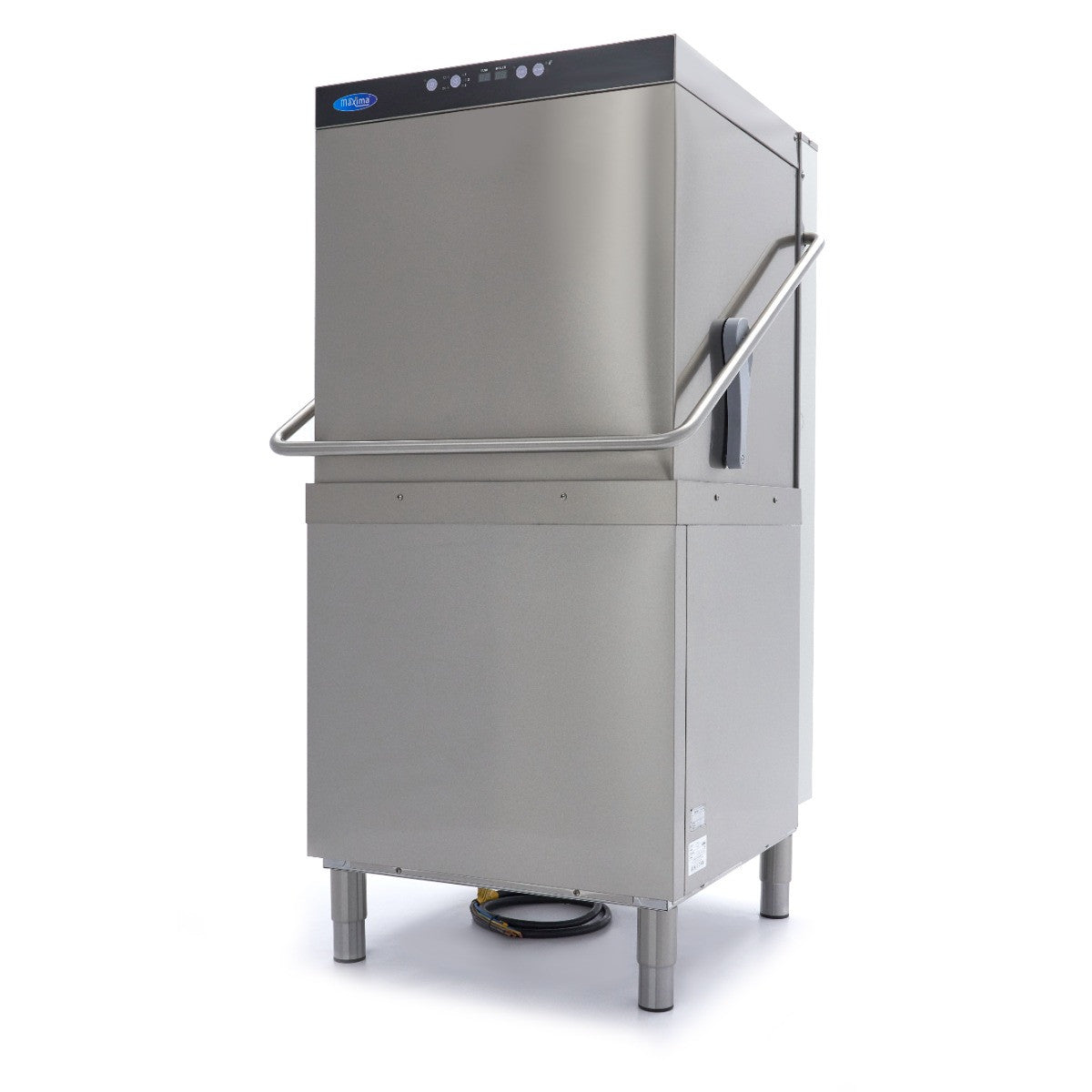 Lave-vaisselle à convoyeur - 50x60cm - Avec pompe de rinçage et de savon - 400V 2.4 L 9500 W Maxima - vue 2 - Lave-vaisselle à capot pro CHR - Cuistéo