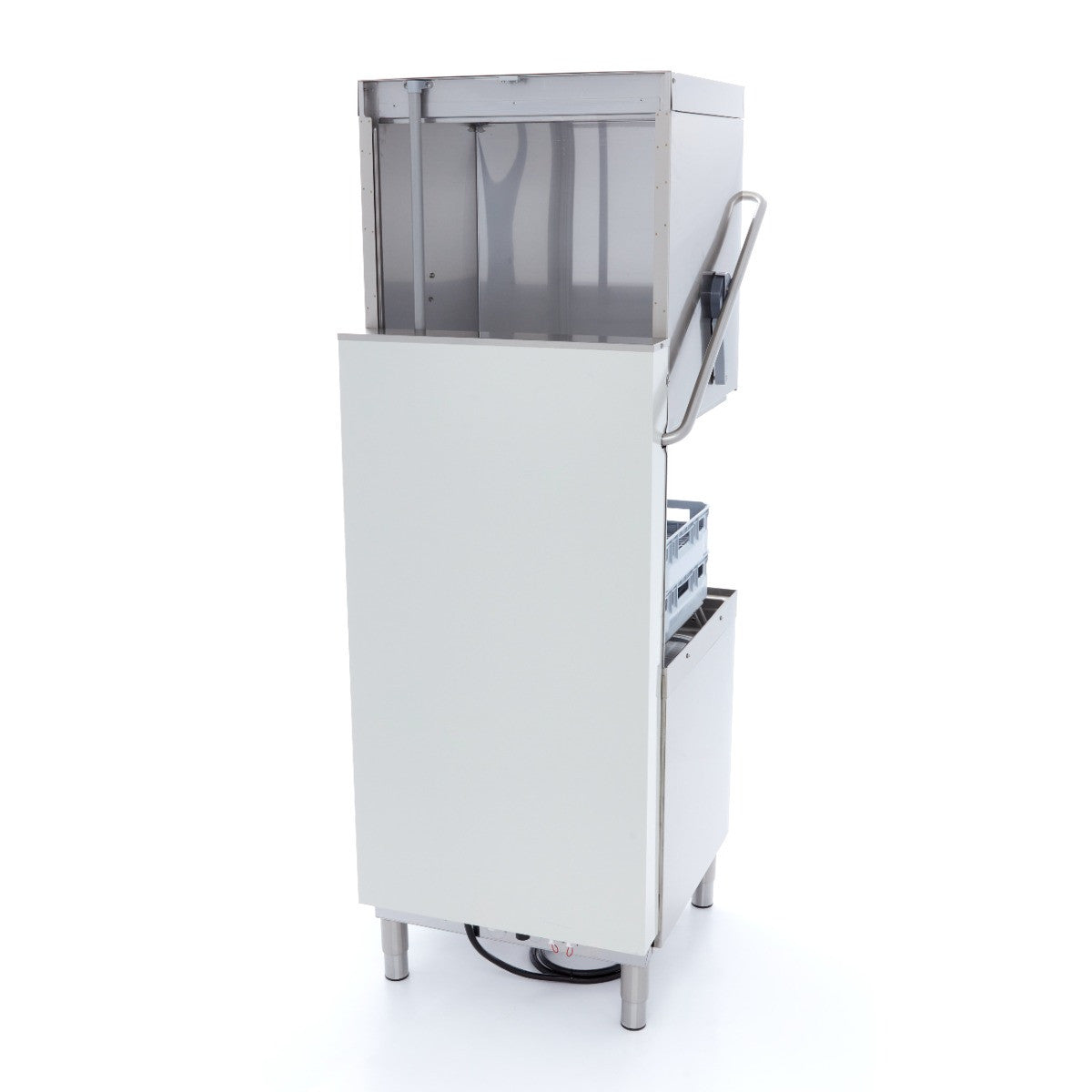 Lave-vaisselle à convoyeur - 50x60cm - Avec pompe de rinçage et de savon - 400V 2.4 L 9500 W Maxima - vue 6 - Lave-vaisselle à capot pro CHR - Cuistéo