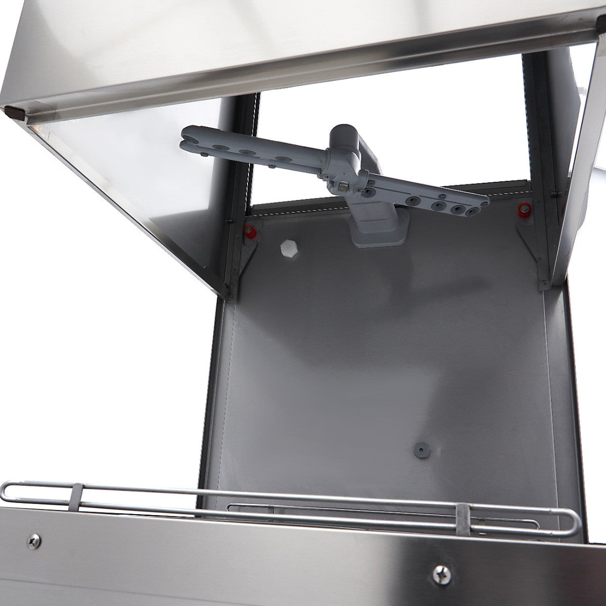 Lave-vaisselle automatique 50x50cm - 400V - Pompes de vidange, rinçage et savon - Silencieux 2.8 L 8700 W Maxima - vue 5 - Lave-vaisselle à capot pro CHR - Cuistéo