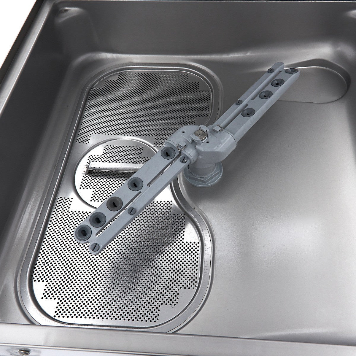 Lave-vaisselle automatique 50x50cm - 400V - Pompes de vidange, rinçage et savon - Silencieux 2.8 L 8700 W Maxima - vue 7 - Lave-vaisselle à capot pro CHR - Cuistéo