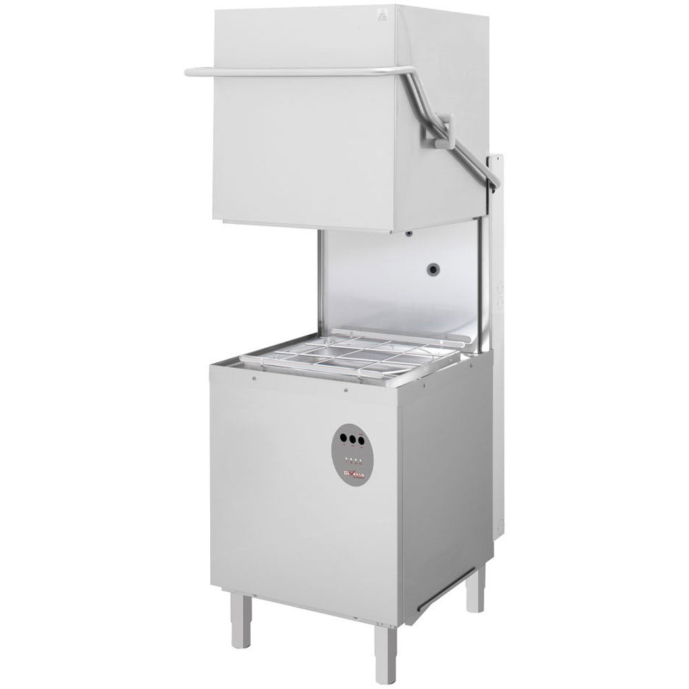 Lave-vaisselle capot panier carré 500x500 mm - Diverso