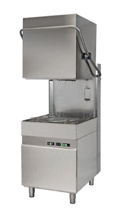 Lave-vaisselle à capot avec pompe d'écoulement 703x757x1494 mm 5 L 9 kW Combisteel - Lave-vaisselle à capot professionnel CHR - matériel cuisine pro - Cuistéo