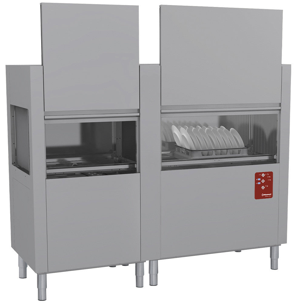 Lave-vaisselle à traction de paniers 200pan/h - Diamond