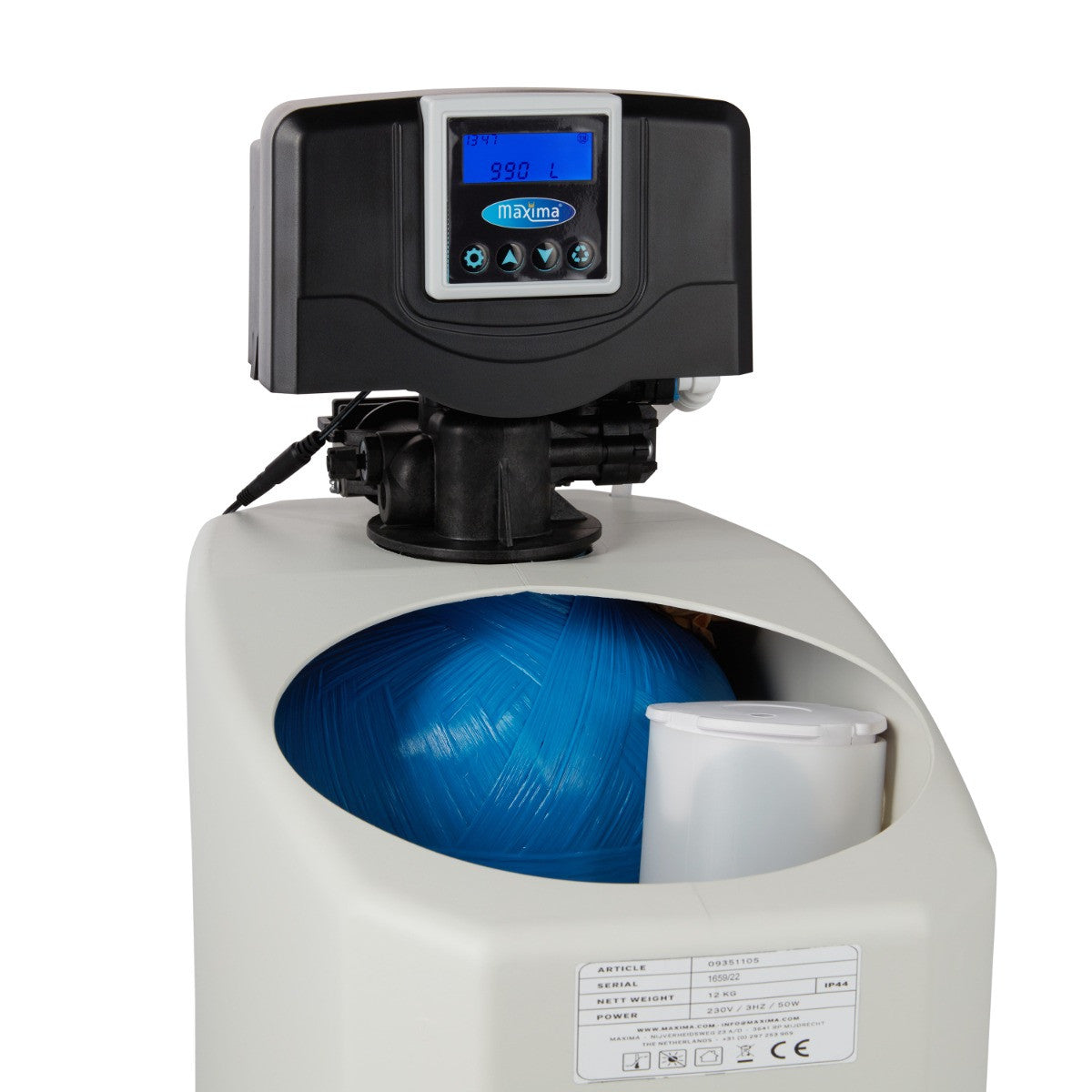 Adoucisseur d'eau automatique - Détartreur - Résine de 8L - Affichage numérique 3 kW Maxima - vue 4 - Adoucisseur d'eau pro CHR - Cuistéo
