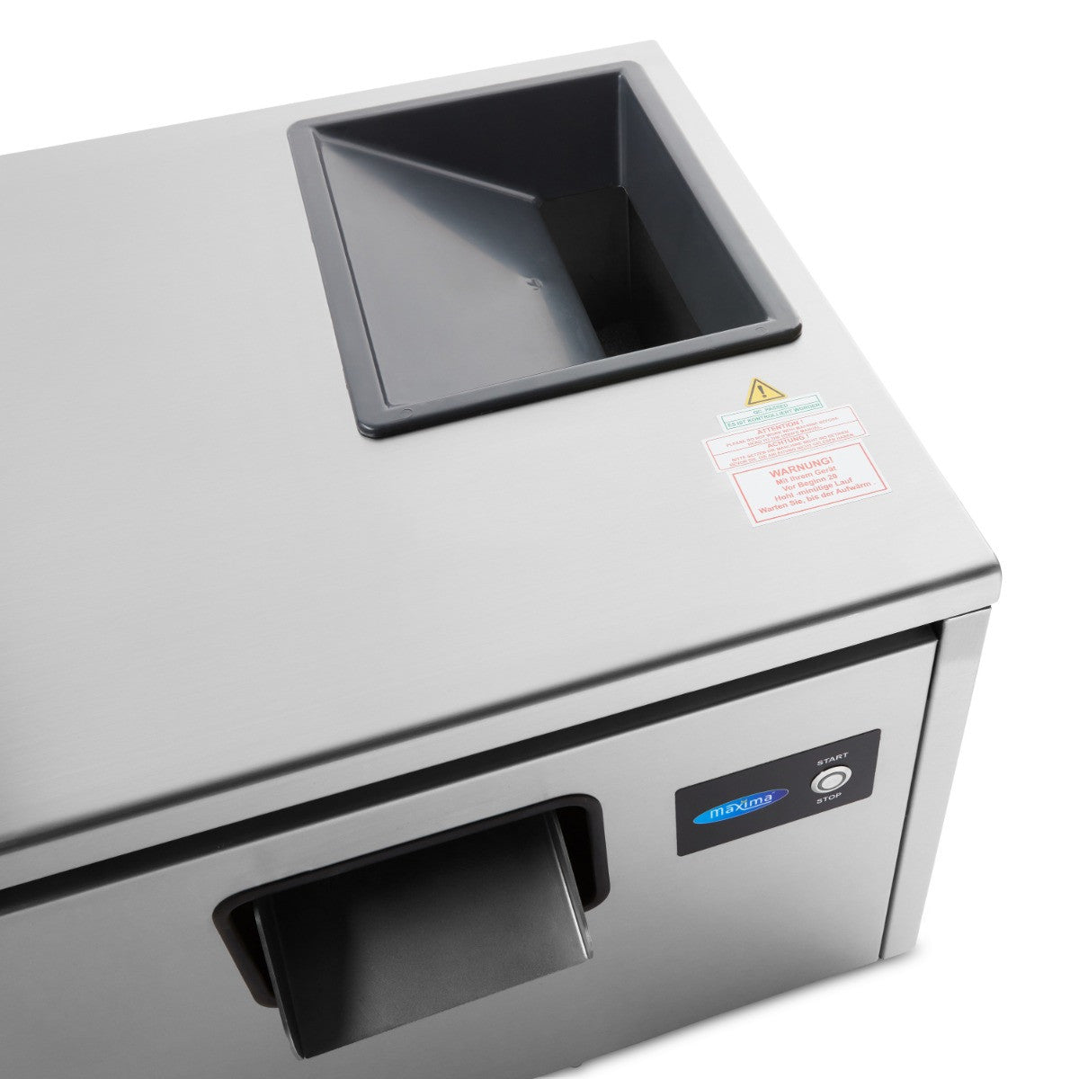 Polisseur de couverts - Modèle de table - 3 000 pièces/heure inox 550x550x850 mm 3 L 8 kW Maxima - vue 4 - Polisseuse à couverts pro CHR - Cuistéo