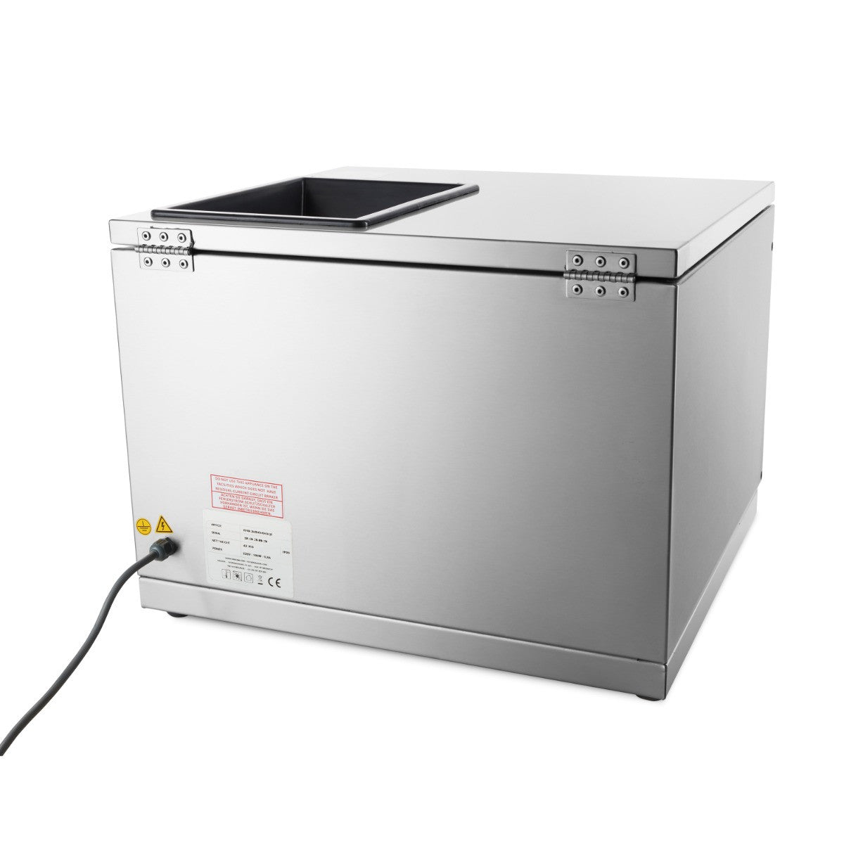 Polisseur de couverts - Modèle de table - 3 000 pièces/heure inox 550x550x850 mm 3 L 8 kW Maxima - vue 8 - Polisseuse à couverts pro CHR - Cuistéo