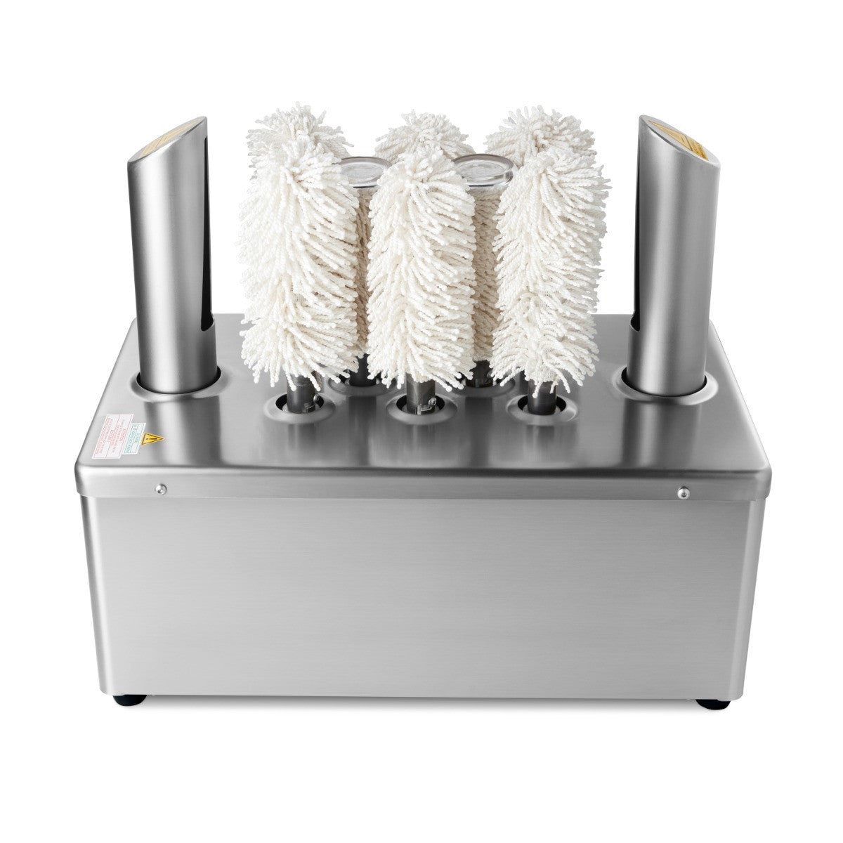 Polisseur de verres - 8 brosses - 600 verres/heure 330x300x540 mm 600 L Maxima - vue 3 - Machine à essuyer/polir pro CHR - Cuistéo