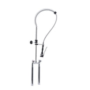 Robinet prérinçage - 2 trous - Bec pivotant - 210x420x1300mm - 12L/min - Saro