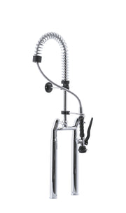 Robinet prélavage - 2 trous - Bec pivotant - 280x280x890mm - 12L/min Saro - Robinetterie professionnel CHR - matériel cuisine pro - Cuistéo