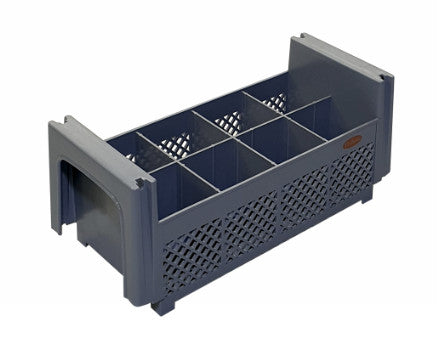 Casier lave-vaisselle - 450x190x180mm - 8 compartiments couverts Saro - Casier de lavage professionnel CHR - matériel cuisine pro - Cuistéo