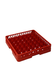 Casier lave-vaisselle - 500x500x100mm - 49 verres Saro - Casier de lavage professionnel CHR - matériel cuisine pro - Cuistéo