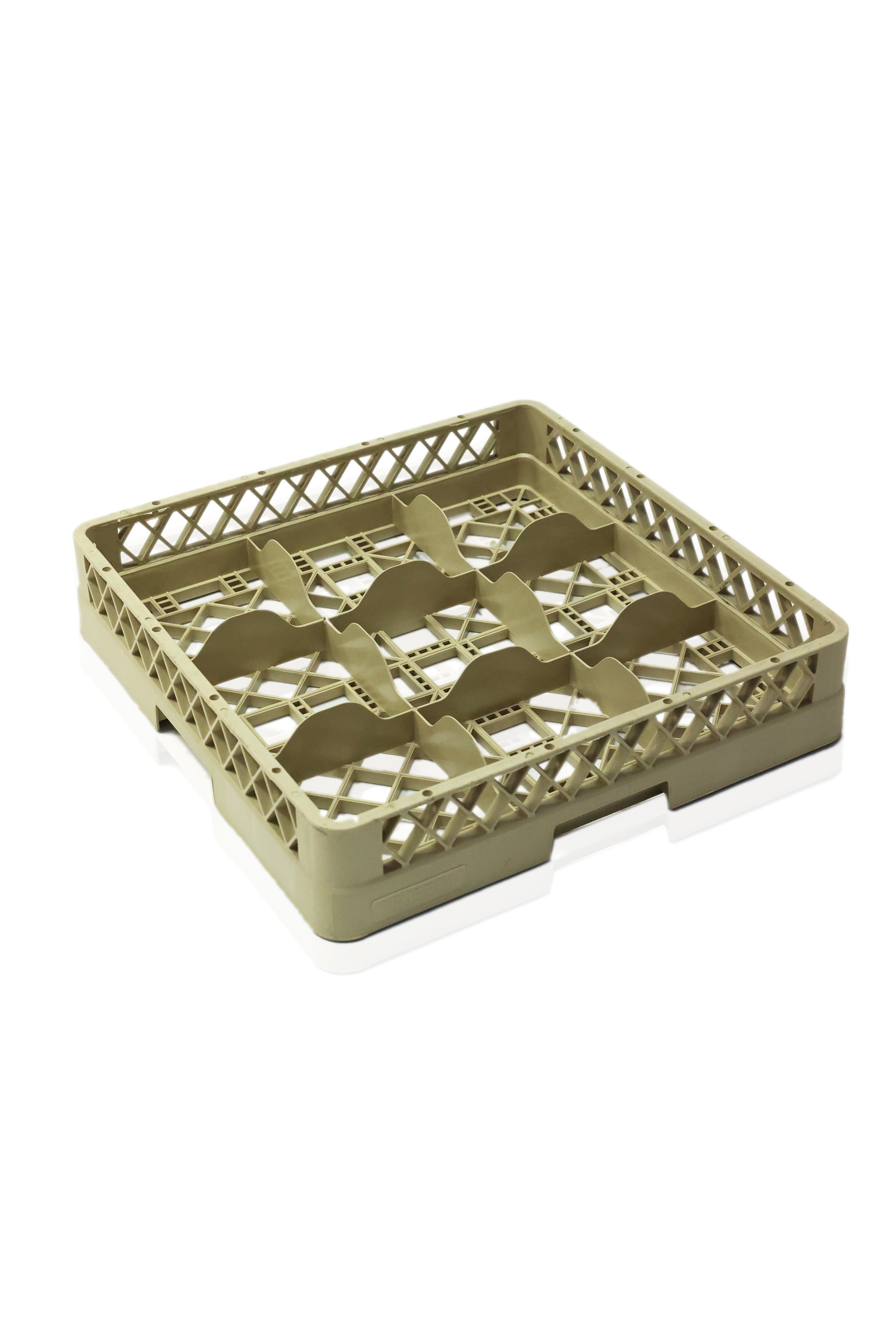 Casier lave-vaisselle - 500x500x100mm - 9 verres Saro - Casier de lavage professionnel CHR - matériel cuisine pro - Cuistéo