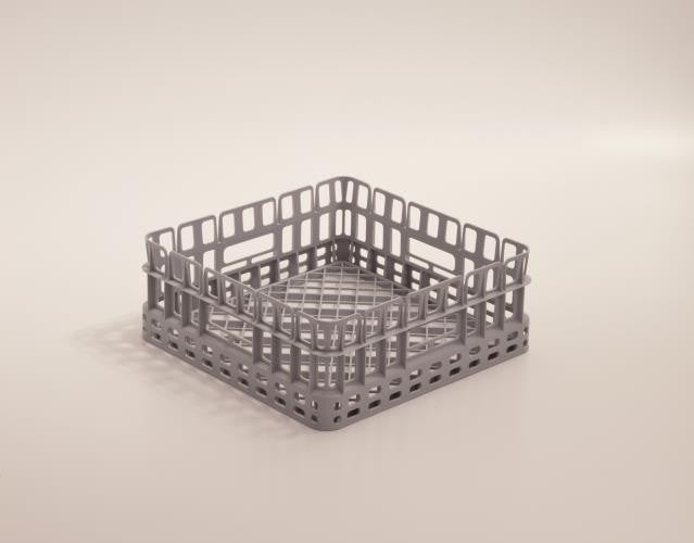 Panier à verres pour lave-vaisselle - 40 x 40cm Maxima - Casier de lavage professionnel CHR - matériel cuisine pro - Cuistéo