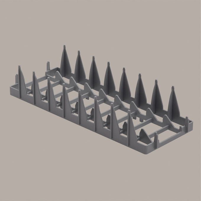 Support 8 assiettes Ø240 mm - panier 400x400 - Diamond