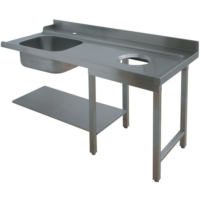 Table d'entrée pour prélavage à droite - Diamond