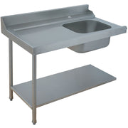 Table d'entrée pour prélavage - gauche - Diamond