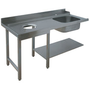 Table d'entrée pour prélavage -gauche - Diamond