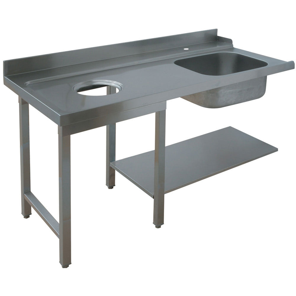 Table d'entrée pour prélavage- gauche - Diamond