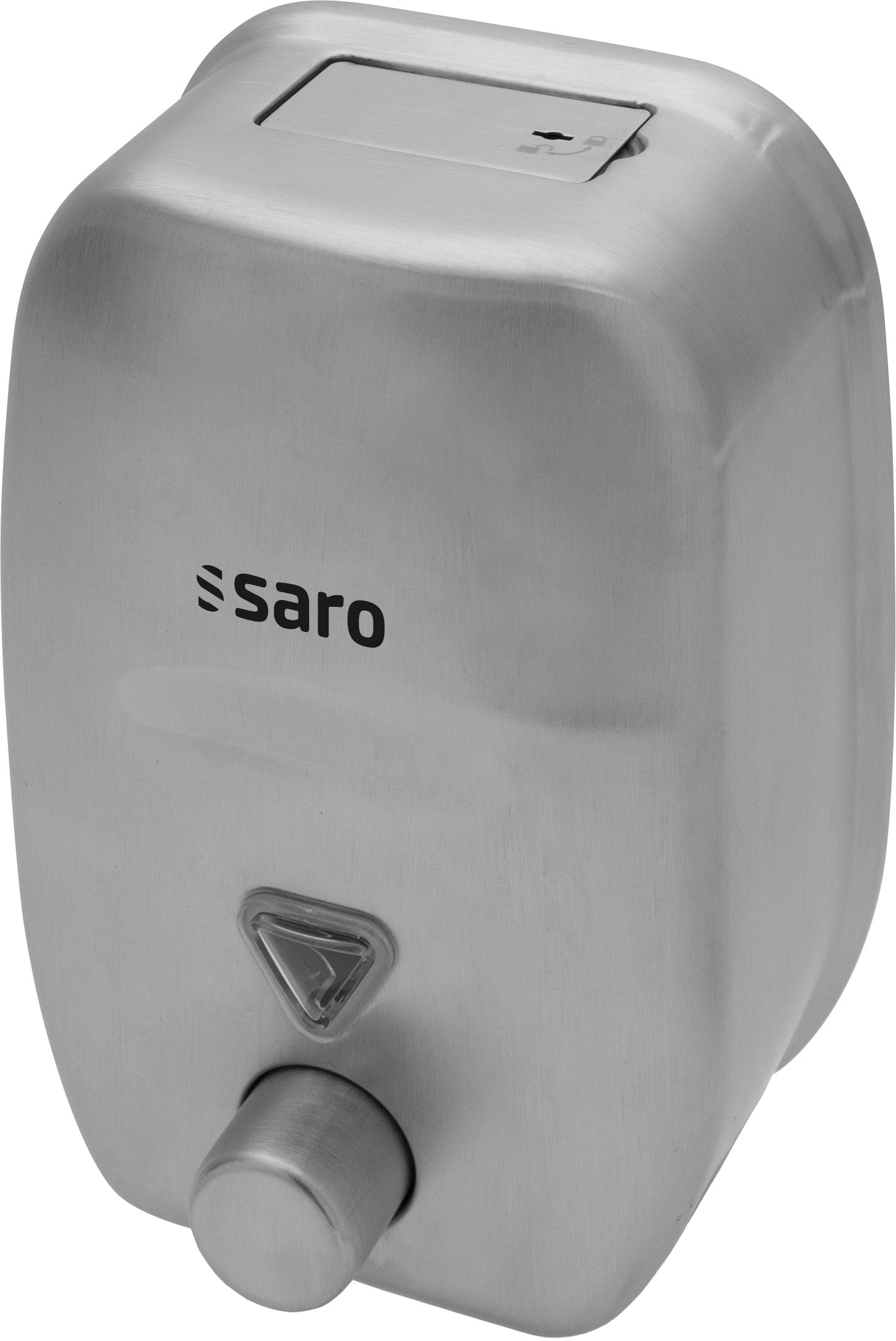 Distributeur savon - Inox - 140x120x120mm - Manuel - SPM Saro - Distributeur de Savon professionnel CHR - matériel cuisine pro - Cuistéo