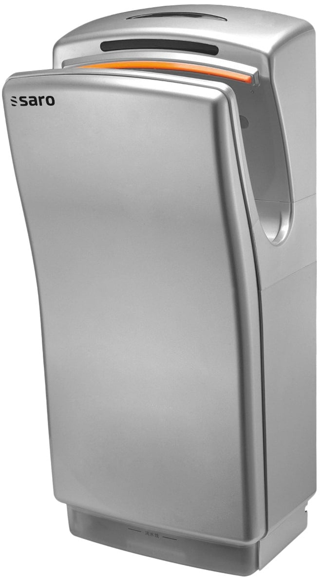 Sèche-mains - Plastique - 300x250x680mm - 1,4kW - 110m/s - SARMA Saro - Sèche Main professionnel CHR - matériel cuisine pro - Cuistéo
