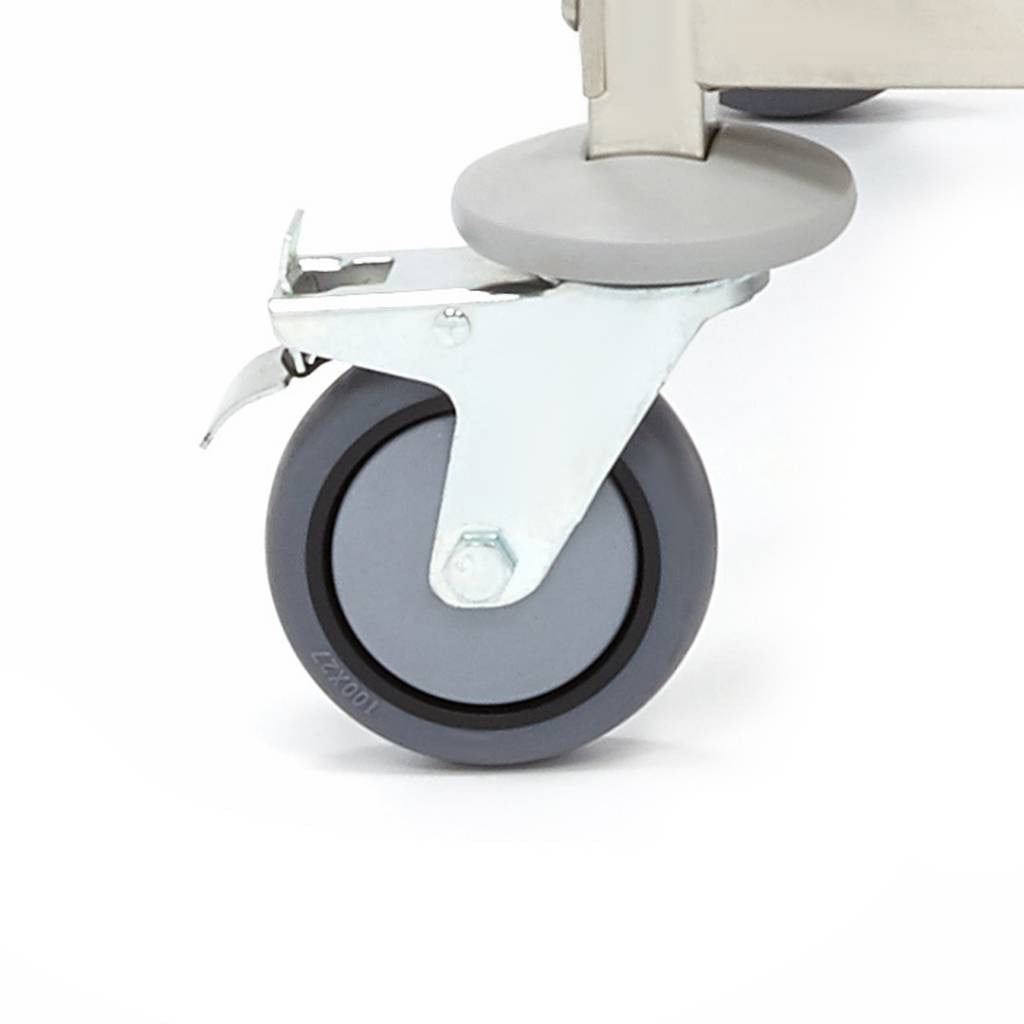 Chariot de nettoyage - inclut 5 bacs inox Maxima - vue 3 - Chariot de nettoyage pro CHR - Cuistéo