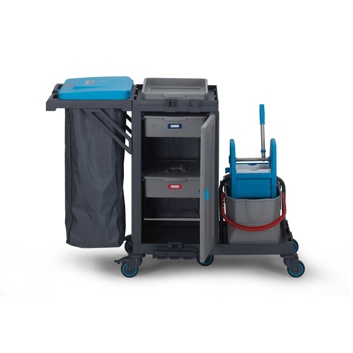Chariot de nettoyage procart 317 inox 1380x620x1080 mm 120 L Combisteel - vue 3 - Chariot de nettoyage pro CHR - Cuistéo