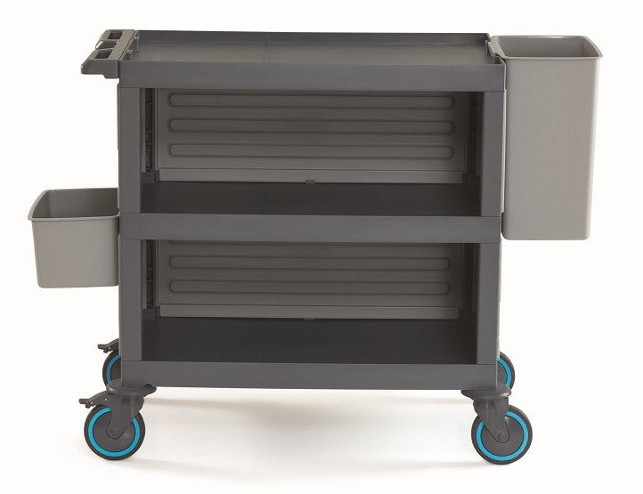 Chariot de débarrassage vaisselle inox 1400x530x990 mm 30 L Combisteel - vue 2 - Chariot de nettoyage pro CHR - Cuistéo