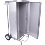 Support sac poubelle MSH 100 - Acier inoxydable - Couvercle à pédale - 100-130L Saro - Poubelle à Pédale professionnel CHR - matériel cuisine pro - Cuistéo