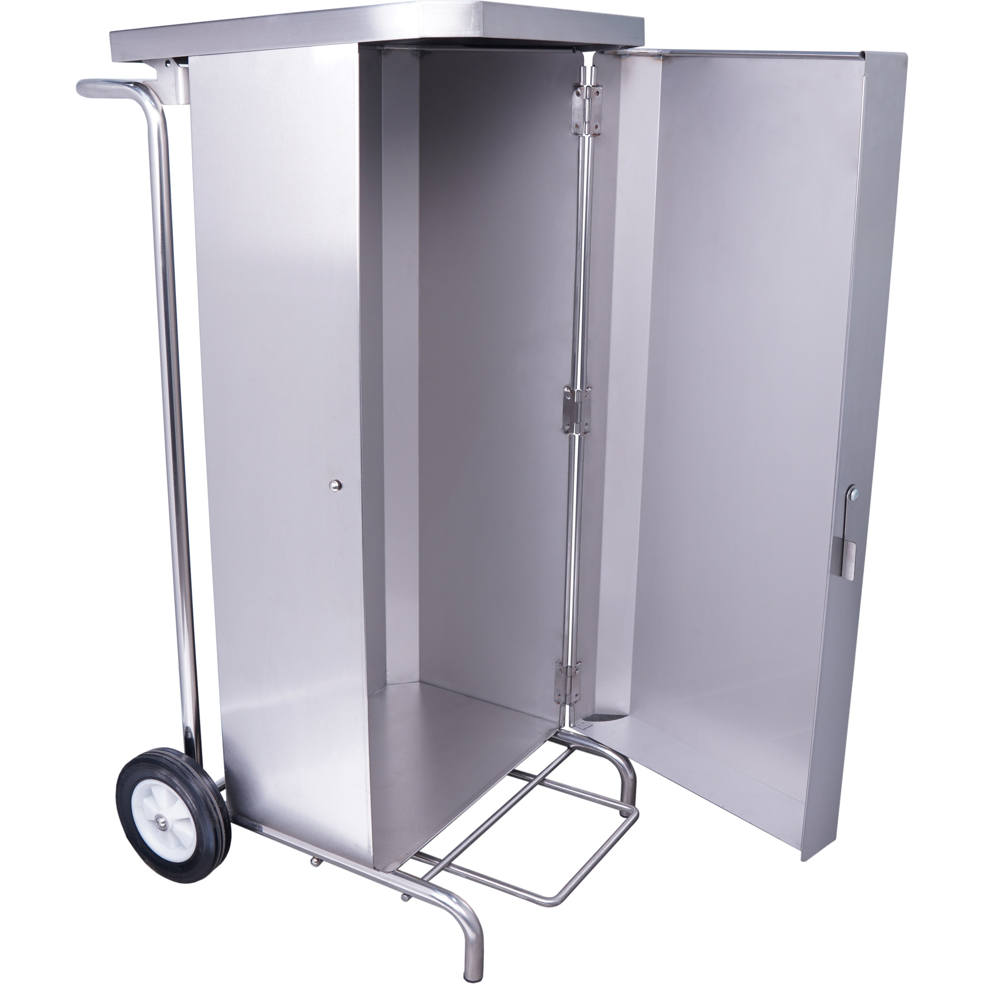 Support sac poubelle MSH 100 - Acier inoxydable - Couvercle à pédale - 100-130L Saro - Poubelle à Pédale professionnel CHR - matériel cuisine pro - Cuistéo