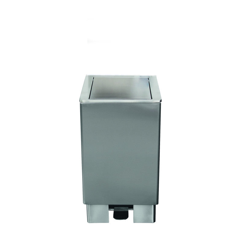 Poubelle JUPITER 90L - Acier inoxydable - Amortisseur hydraulique - Saro