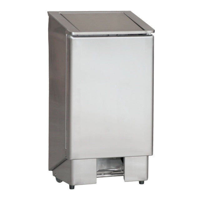 Poubelle à pédale 90 litres inox 394x365x910 mm Combisteel - Poubelle à Pédale professionnel CHR - matériel cuisine pro - Cuistéo