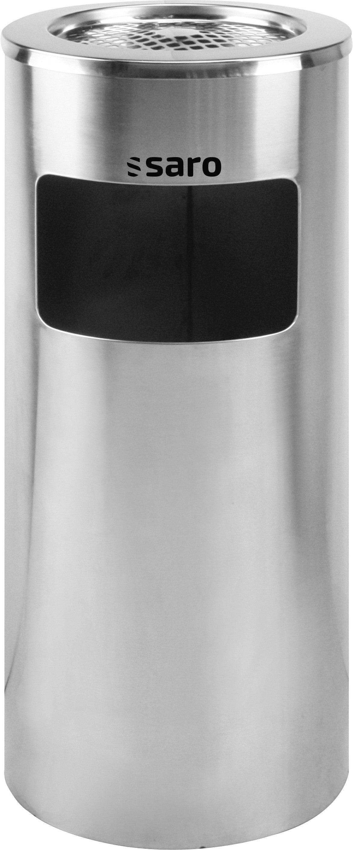 Corbeille à papier/Cendrier AF 202 AS - 20L - Acier inoxydable Saro - Table inox avec étagère professionnel CHR - matériel cuisine pro - Cuistéo