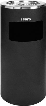 Corbeille à papier/Cendrier AF 202 AB - 20L - Acier revêtu Saro - Table inox avec étagère professionnel CHR - matériel cuisine pro - Cuistéo