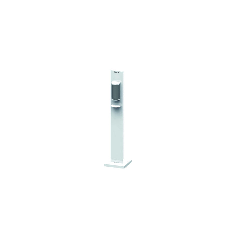 Distributeur désinfectant JOSY - Sur pied - Blanc - 4 piles AA - Saro