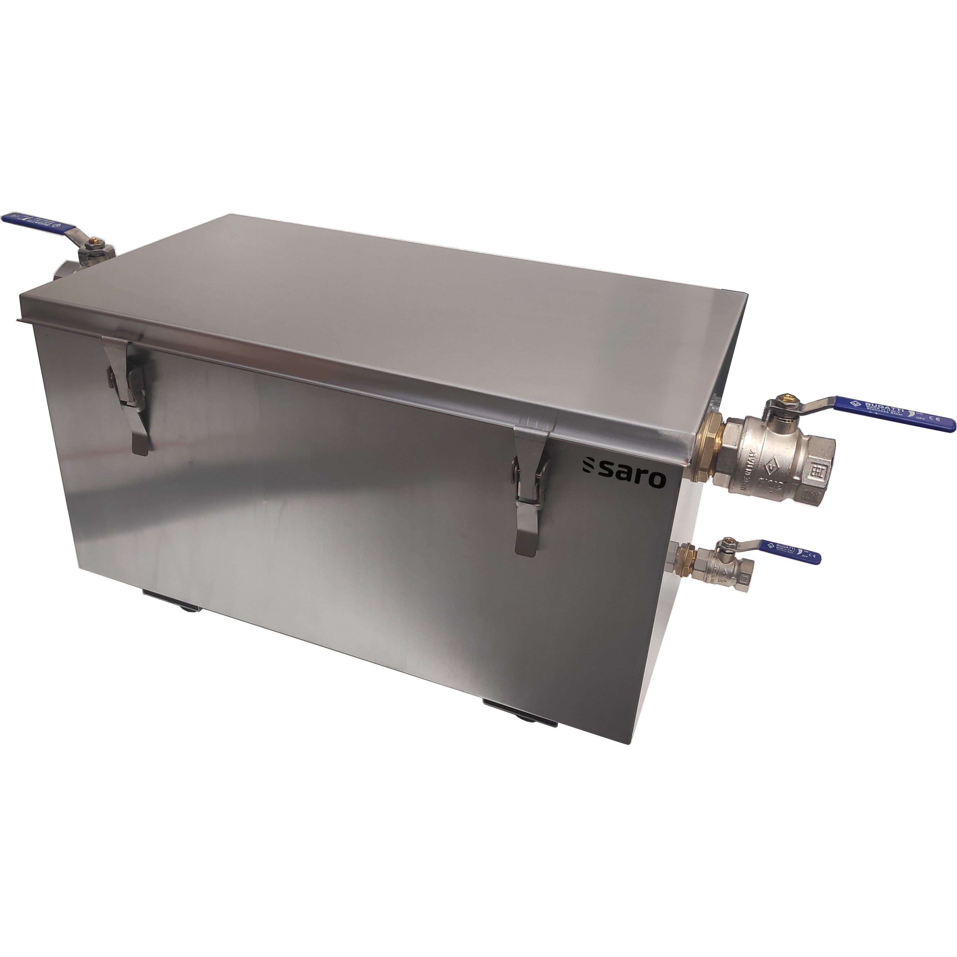 Séparateur de Graisses - 100 L - Acier Inoxydable - Anti-odeurs - Pieds Réglables - Restauration Saro - Bac à Graisse professionnel CHR - matériel cuisine pro - Cuistéo