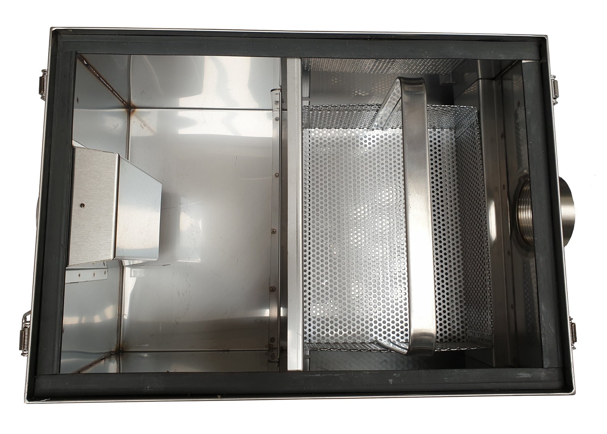 Séparateur de graisse inox 140 litres 800x500x370 mm Combisteel - vue 3 - Bac à Graisse pro CHR - Cuistéo