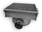 Caniveau de sol avec 2 sorties 300x265x175 mm Combisteel - Caniveau de Sol professionnel CHR - matériel cuisine pro - Cuistéo