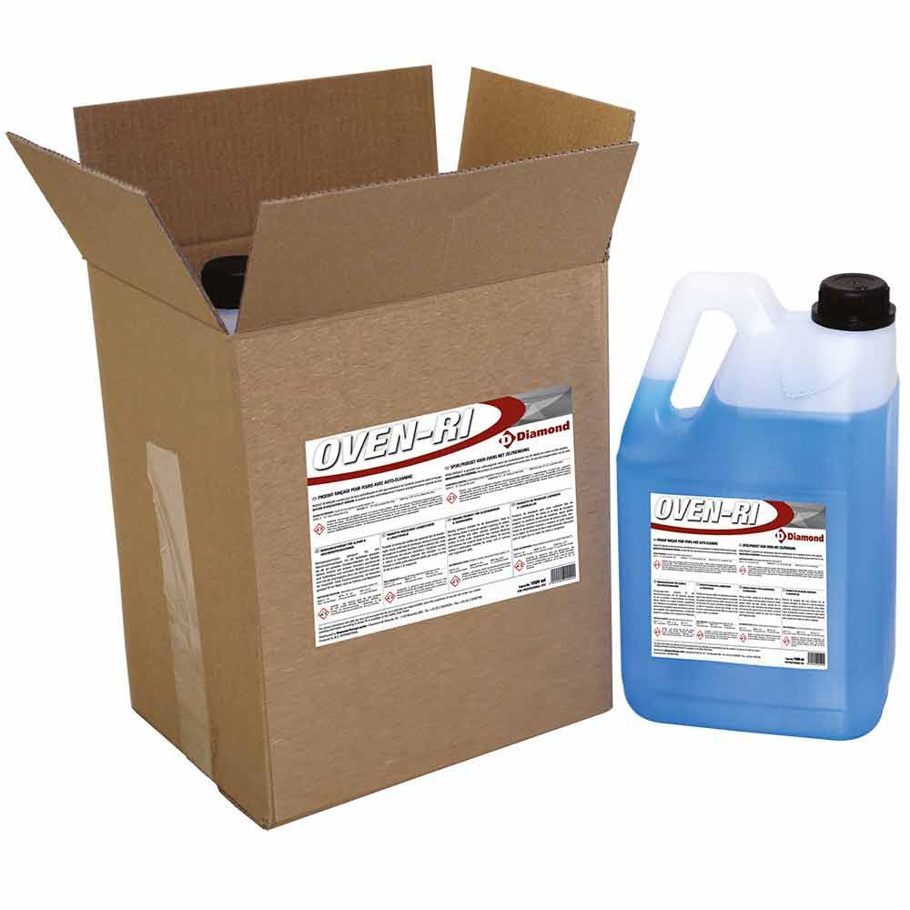 Produit rinçage fours avec auto-cleaning - 2 bd. x 5 kg - Diamond