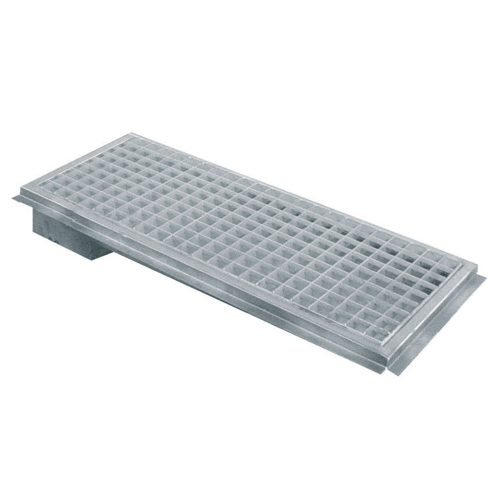 Caniveau de sol acier inox 900x300mm - Diamond