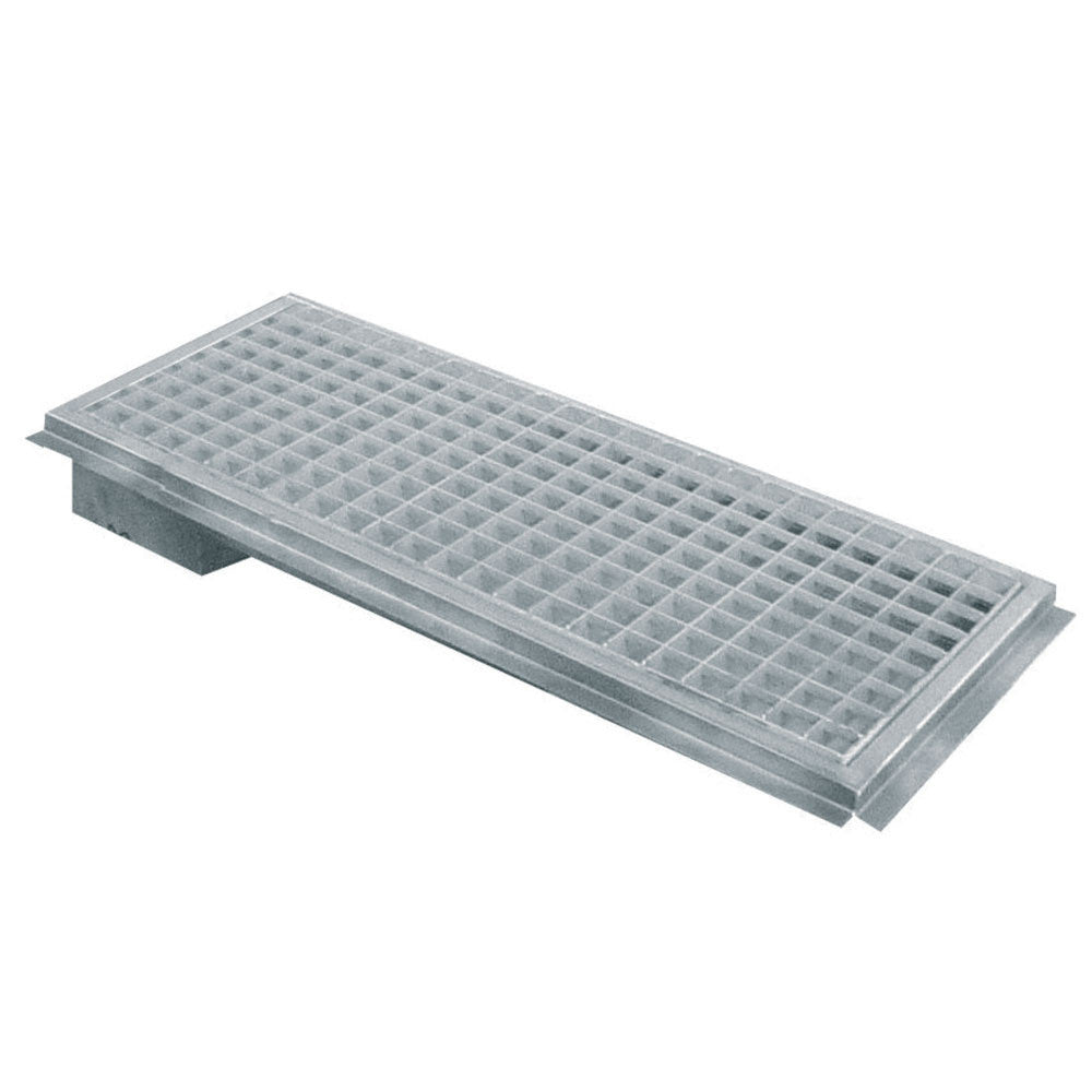 Caniveau de sol acier inox 900x300mm - Diamond
